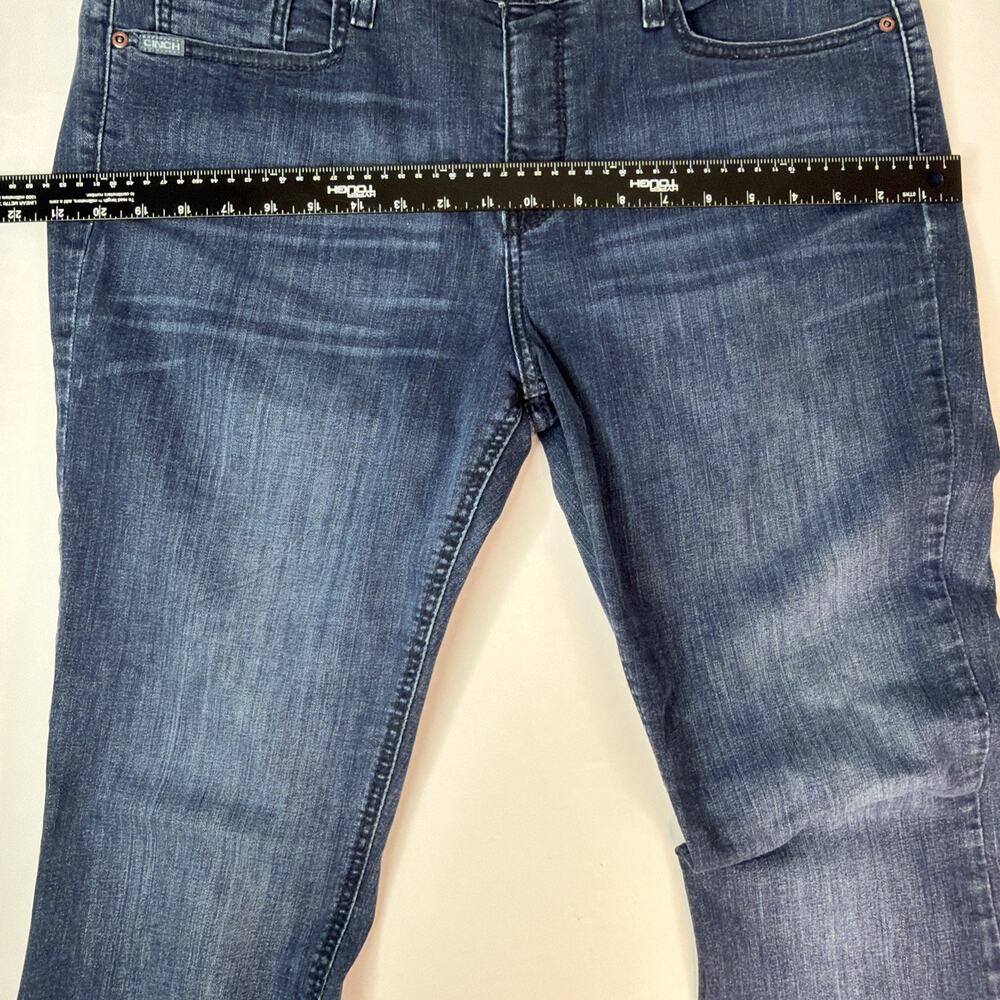 Cinch Lynden Jeans Womens 33/15L Blue Flare High Rise Stretch Denim MJ81454071 - Picture 7 of 11